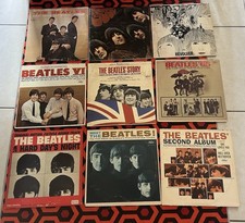 Beetles vintage records - vintage,
