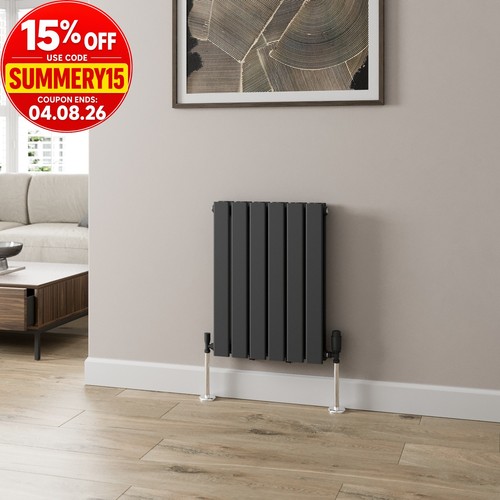 Anthracite designer radiator - anthracite,