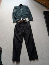 Rifles Regiment NCO Mess Dress uniform jacket, waistcoat, trousers and boots