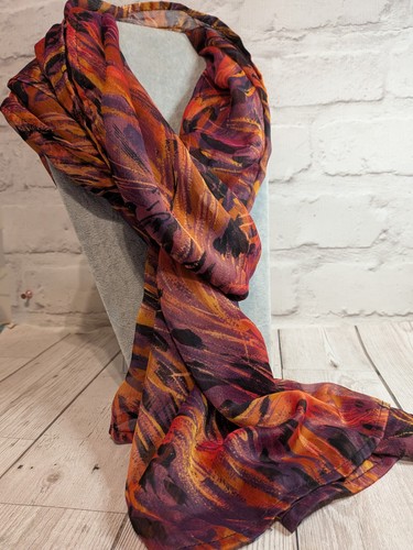 Scarf sarong coverup orange - scarf, sarong,