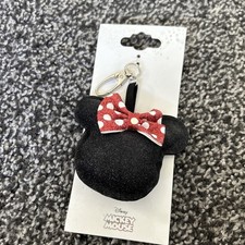 Minnie Mouse Keyring Sparkly