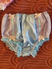 Satin Baby Blue Sissy Panties