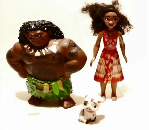Moana plastic figure toy - 3,