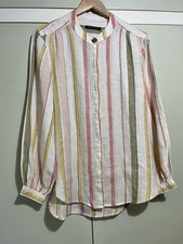M&S UK 10 Pure Linen Shirt
