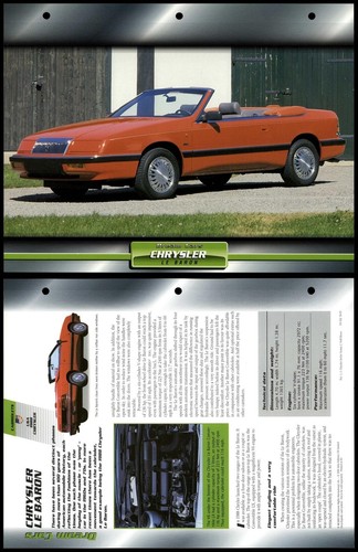 Chrysler baron 1988 - -,