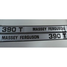 Massey Ferguson 300 series tractor bonnet stickers / decals & Safety Labels 