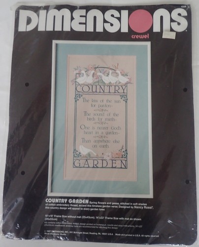 Dimensions country garden - dimensions, garden"