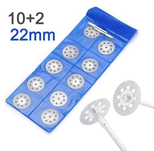 12pc 22mm diamond cutting 10x - cutting,