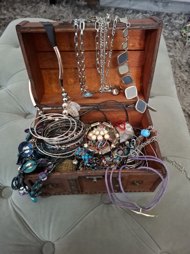 Wooden treasure chest with - wooden,
