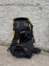 Vango Backpack Rucksack Hiking Camping Travel Bag Black Yellow