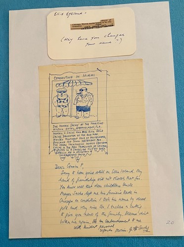 Letter with drawing from - with,