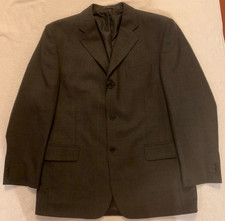 Mens Pin Stripe suit in Black