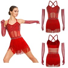 UK Women's Rhinestone Latin