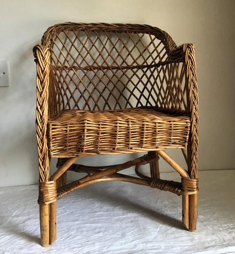 Child vintage wicker - vintage,