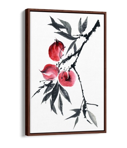Watercolour ink peach - watercolour,