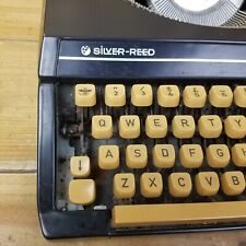 Silverette Typewriter Vintage Portable Silver Reed *For Parts or Repairs*