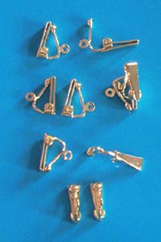 Pairs small gold plated - pairs,