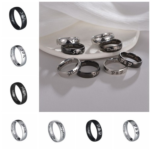 6mm family rings love - rings,