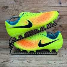 Nike Football Boots Mens Size UK 10 Magista Onda 2 Volt Yellow Orange Soccer FG
