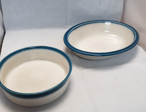 Wedgwood blue pacific oval pie - wedgwood,