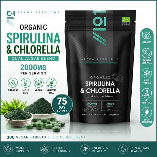 Organic spirulina chlorella - organic,