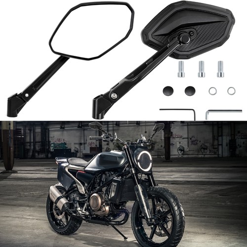 Pair motorcycle mirrors - motorcycle,