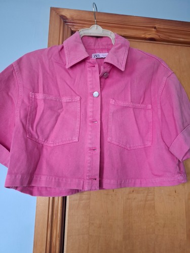 Zara ladies pink cropped - ladies,