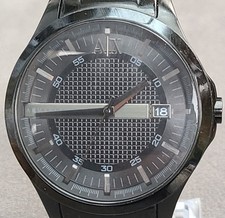 Armani Exchange Men's Wristwatch - Hampton AX2104 -  Black St Steel - With Box