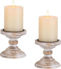 Wooden Candle Holders for