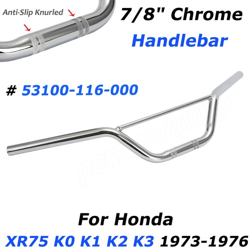 Chrome handlebar for - 7/8",