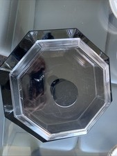 Arcoroc Vintage French Octime Black Cake Tray With Lid