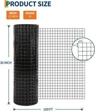 Hardware Cloth 1/2" 19 Ga Wire