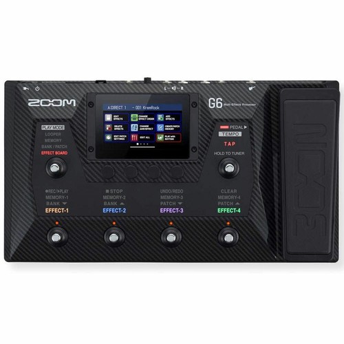 Zoom multi effects - g6, multi-effects
