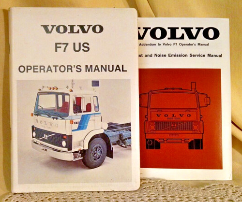 Volvo operators manual 4x2 - operators,