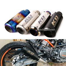 51mm Slip On Motorcycle Exhaust Pipe Stainless Steel Tip Tail Muffler DB Killer
