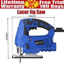 2000W Electric Jigsaw Cutter 6 Speed Laser Guide 45 Pendulum Wood Metal Jig Saw