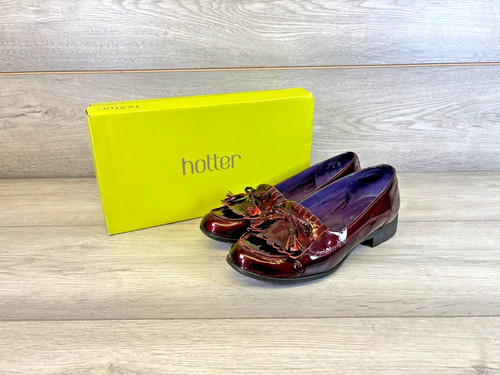 Hotter shipley burgundy patent - shipley,