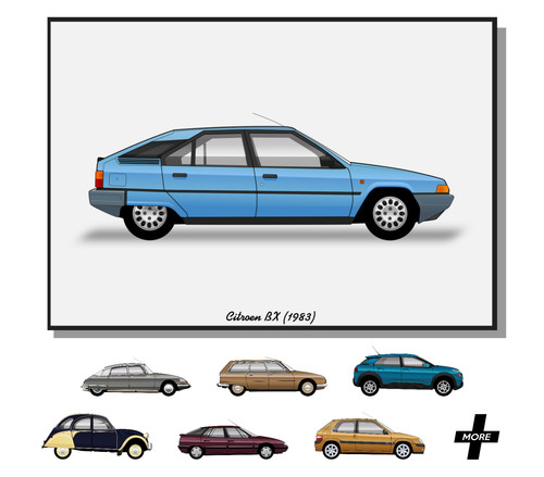 Poster citroen various - citroen,