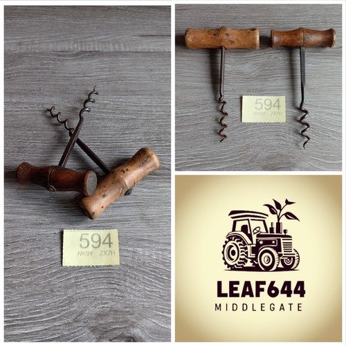 Wooden corkscrews direct - 2x,