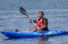 Sit top kayak person - on, 1