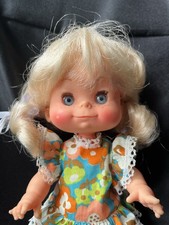 Vintage Doll 1970s Migliorati Made In Italy Fully Dressed 8inches Tall