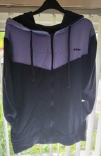 Ladies Lee Cooper navy and lilac hoodie size 14.  Pre owned, in good condition.
