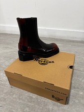 Dr. Martens | Maypole Chelsea cherry red and black UK women’s 6 incl box !