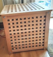 Ikea wooden storage box /linen/laundry/toy box/ table sturdy good condition.