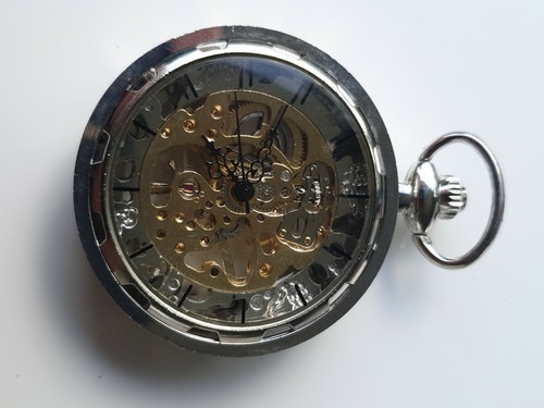 Mechanical silver skeleton - silver,