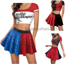Women Girls Harley Quinn Dress
