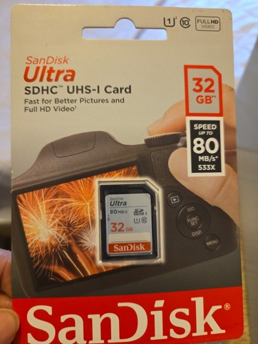 Sandisk ultra 32gb - sdhc, uhs-i