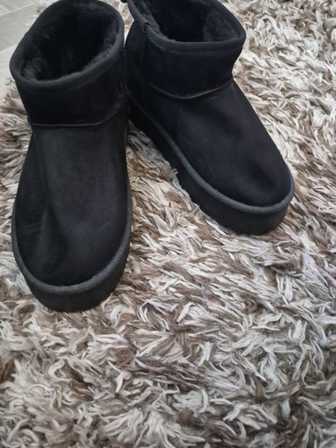 Ladies shoes size boots faux - ladies,