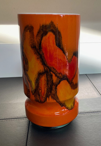 1970s hand thrown painted - hand,