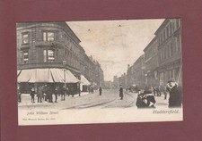 HUDDERSFIELD. JOHN WILLIAM STREET. VINTAGE POSTCARD POSTED IN 1908.